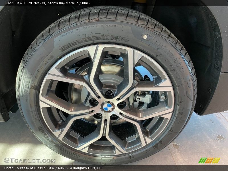 Storm Bay Metallic / Black 2022 BMW X1 xDrive28i