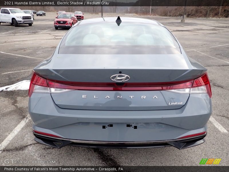 Electric Shadow / Medium Gray 2021 Hyundai Elantra Limited
