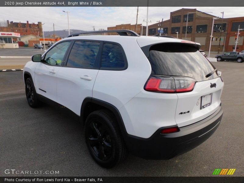 Bright White / Black 2020 Jeep Cherokee Altitude 4x4