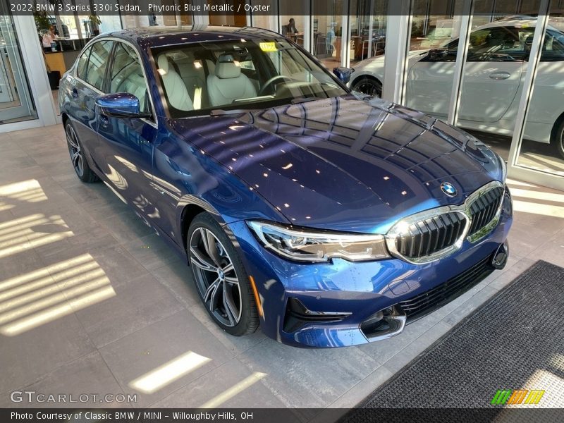 Phytonic Blue Metallic / Oyster 2022 BMW 3 Series 330i Sedan