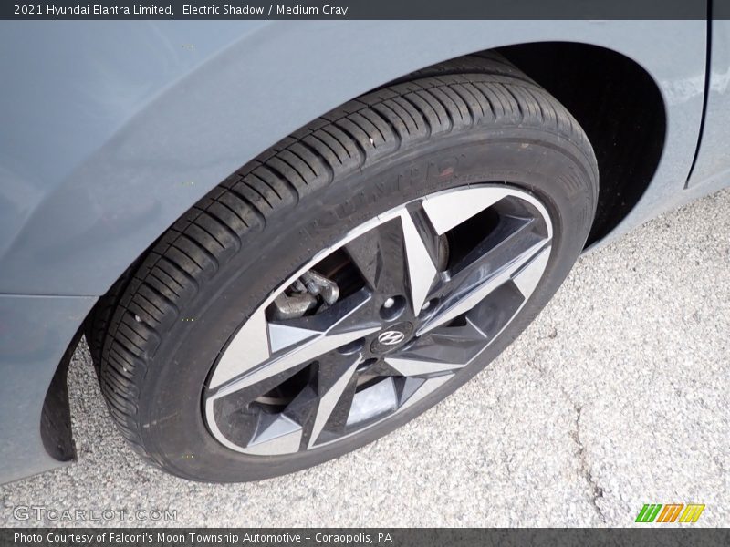 Electric Shadow / Medium Gray 2021 Hyundai Elantra Limited