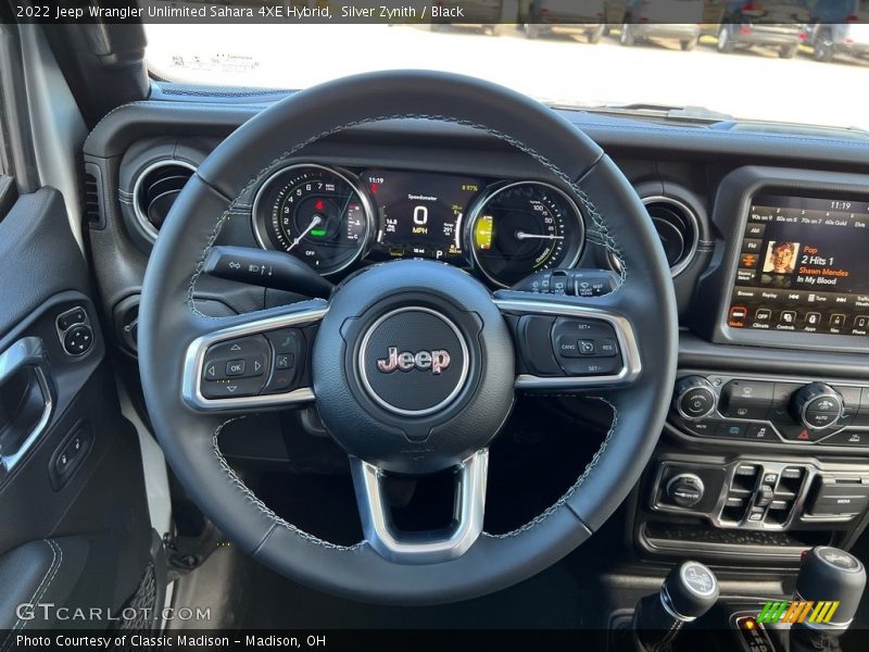 Silver Zynith / Black 2022 Jeep Wrangler Unlimited Sahara 4XE Hybrid