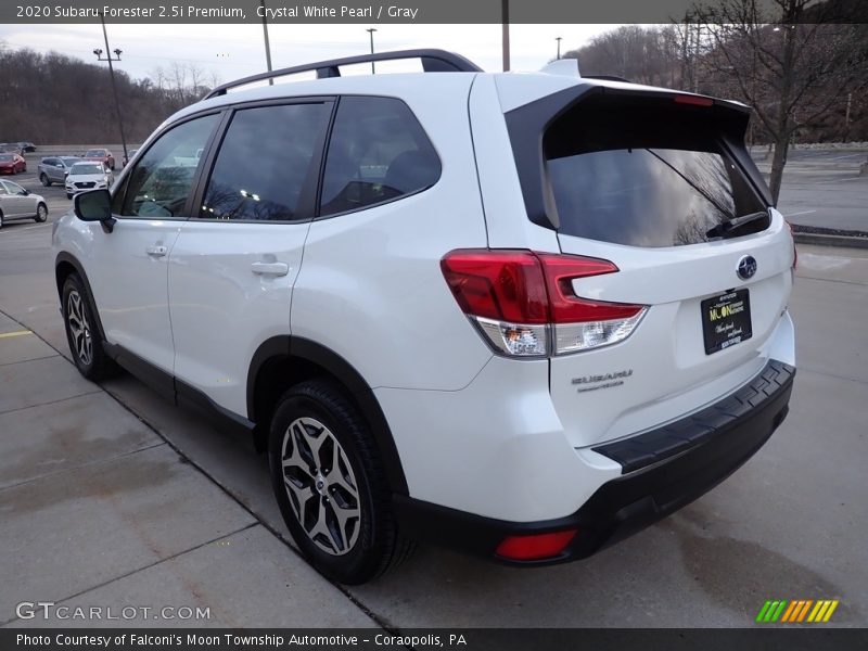 Crystal White Pearl / Gray 2020 Subaru Forester 2.5i Premium