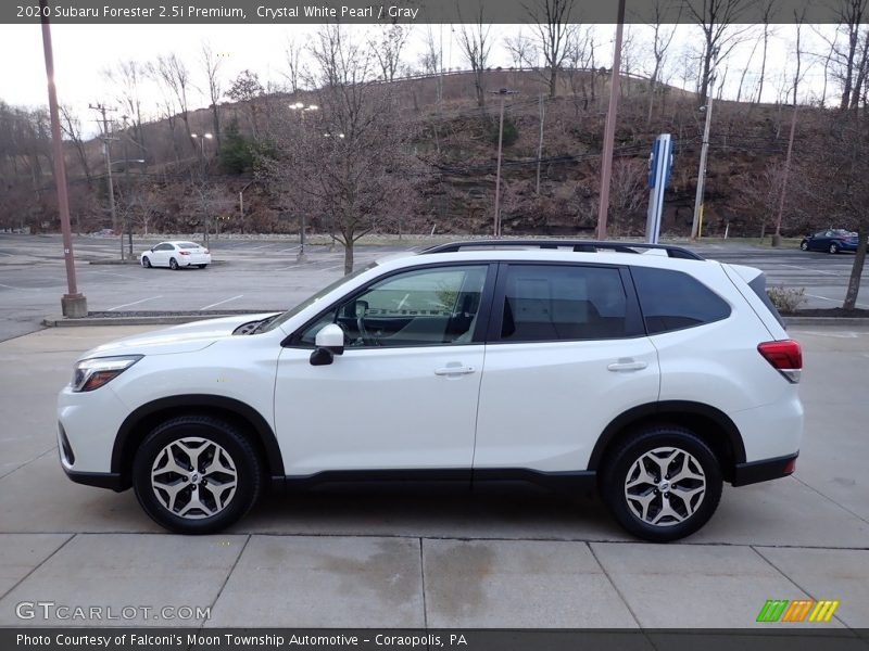 Crystal White Pearl / Gray 2020 Subaru Forester 2.5i Premium