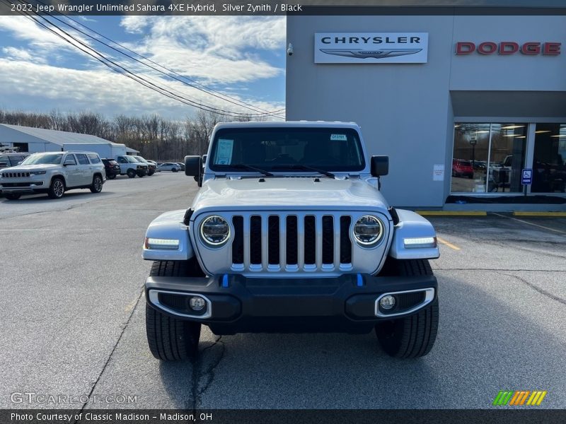 Silver Zynith / Black 2022 Jeep Wrangler Unlimited Sahara 4XE Hybrid