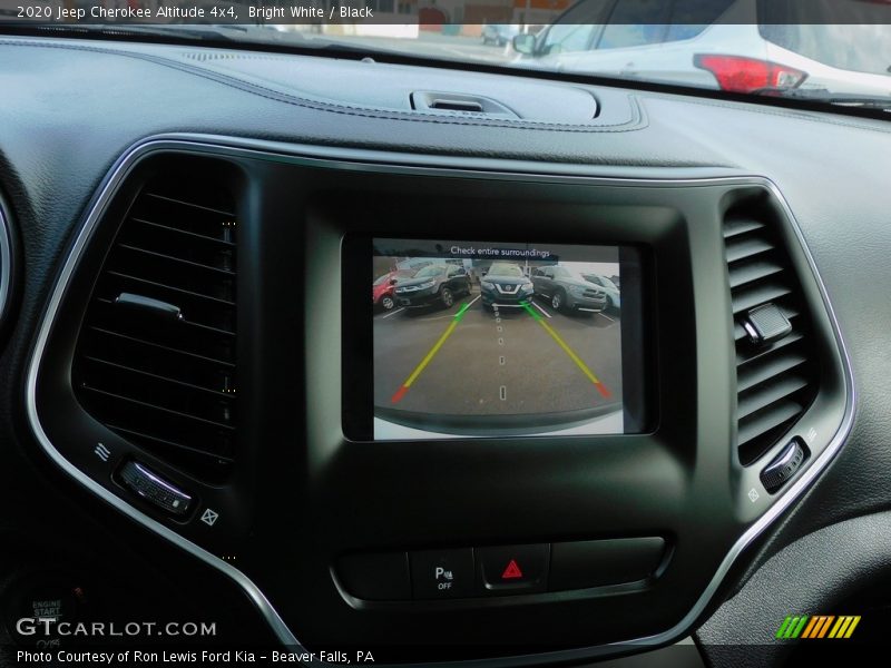 Bright White / Black 2020 Jeep Cherokee Altitude 4x4