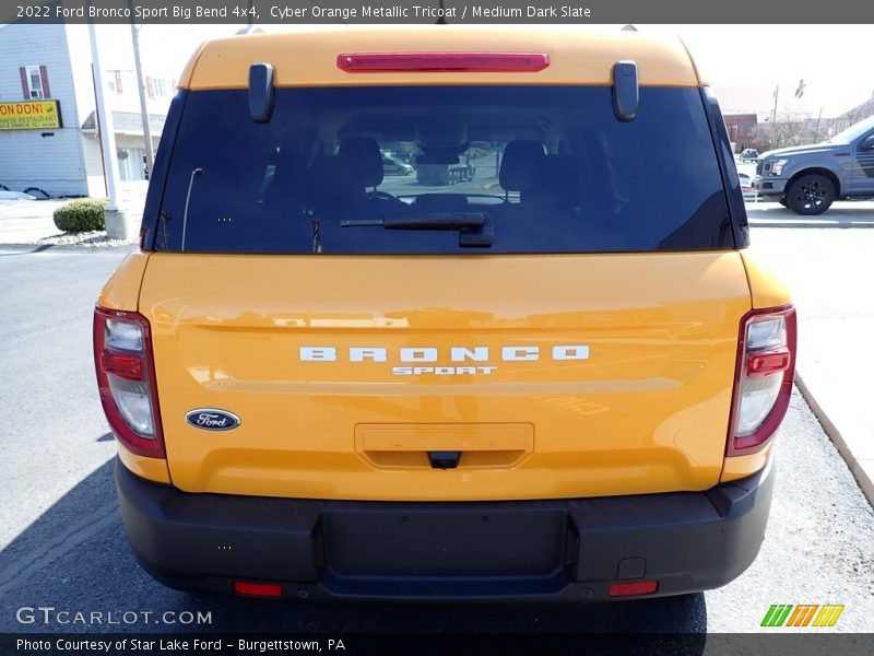 Cyber Orange Metallic Tricoat / Medium Dark Slate 2022 Ford Bronco Sport Big Bend 4x4