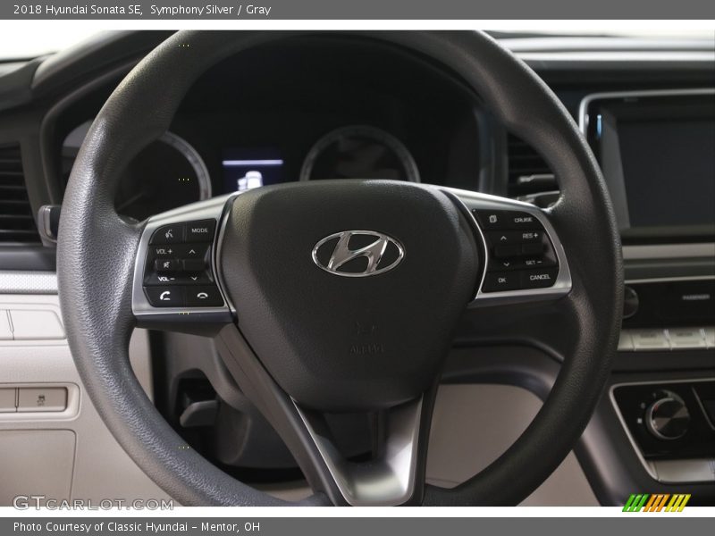 Symphony Silver / Gray 2018 Hyundai Sonata SE