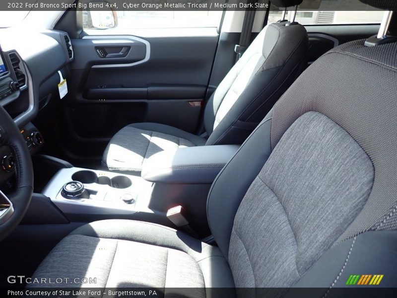 Cyber Orange Metallic Tricoat / Medium Dark Slate 2022 Ford Bronco Sport Big Bend 4x4