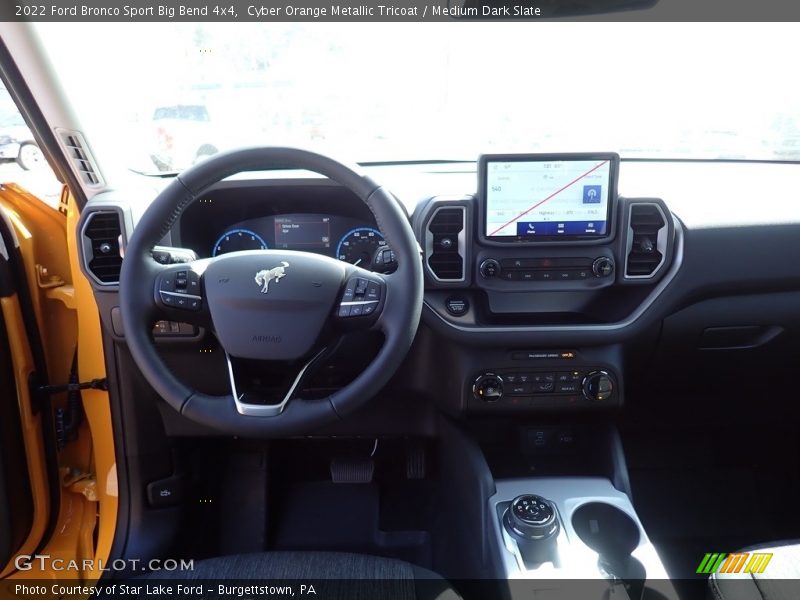 Cyber Orange Metallic Tricoat / Medium Dark Slate 2022 Ford Bronco Sport Big Bend 4x4