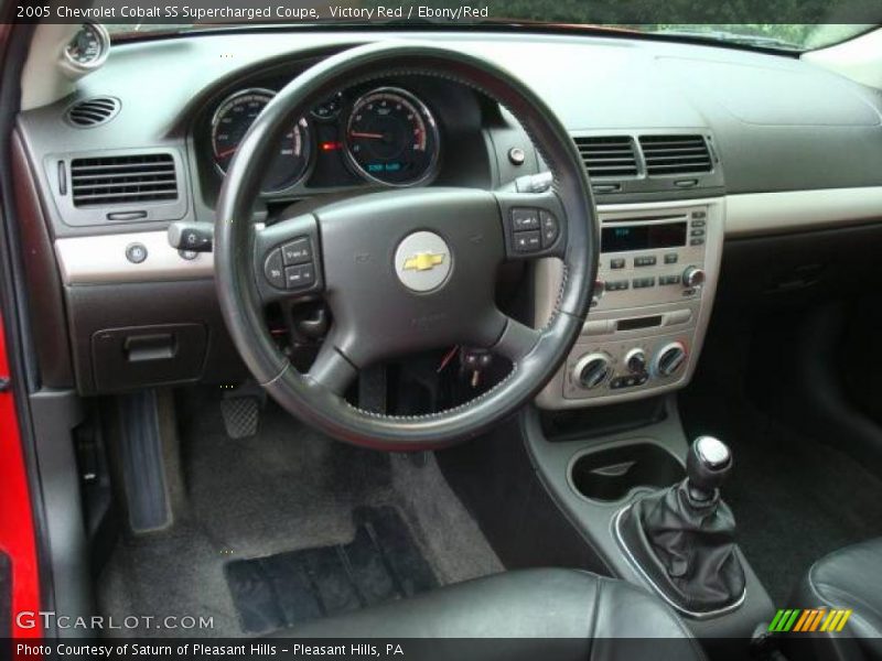 Victory Red / Ebony/Red 2005 Chevrolet Cobalt SS Supercharged Coupe