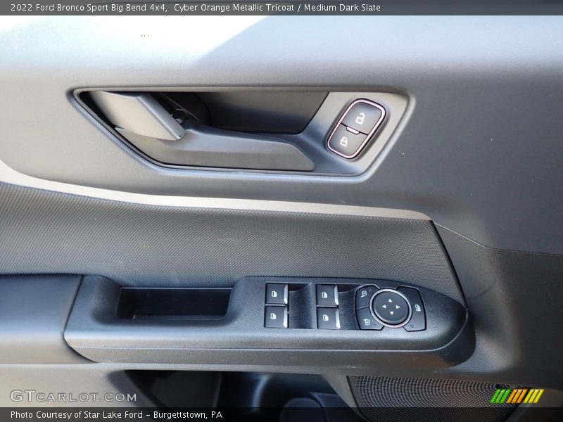 Cyber Orange Metallic Tricoat / Medium Dark Slate 2022 Ford Bronco Sport Big Bend 4x4