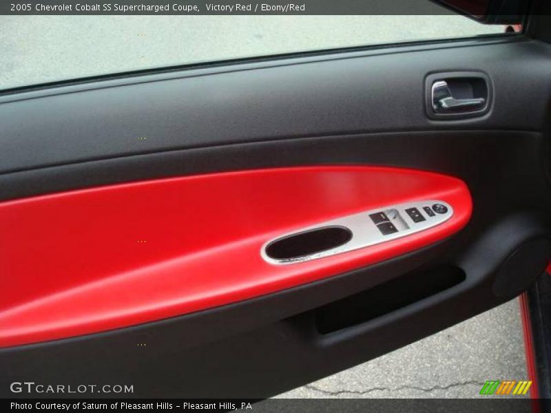 Victory Red / Ebony/Red 2005 Chevrolet Cobalt SS Supercharged Coupe