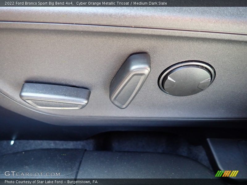 Cyber Orange Metallic Tricoat / Medium Dark Slate 2022 Ford Bronco Sport Big Bend 4x4