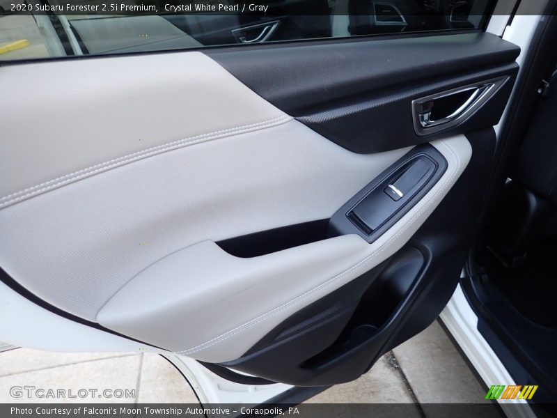 Crystal White Pearl / Gray 2020 Subaru Forester 2.5i Premium