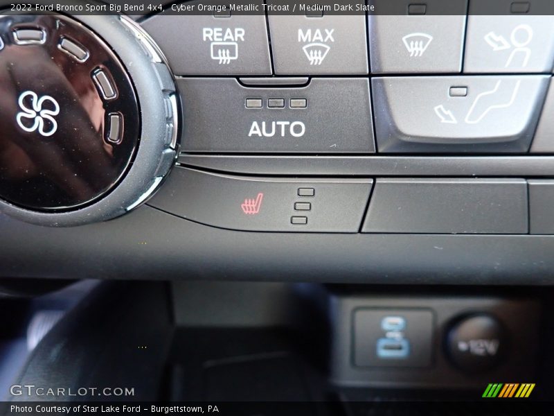Cyber Orange Metallic Tricoat / Medium Dark Slate 2022 Ford Bronco Sport Big Bend 4x4