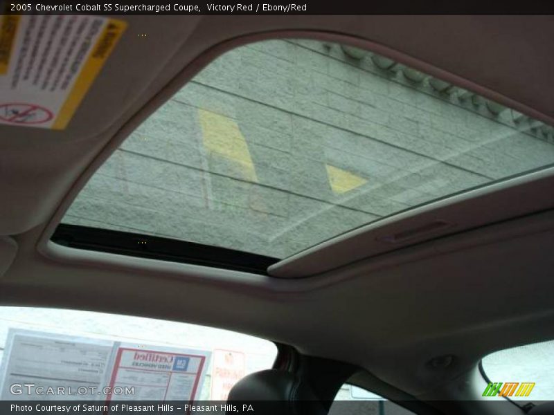 Victory Red / Ebony/Red 2005 Chevrolet Cobalt SS Supercharged Coupe