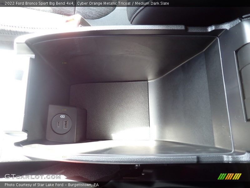 Cyber Orange Metallic Tricoat / Medium Dark Slate 2022 Ford Bronco Sport Big Bend 4x4