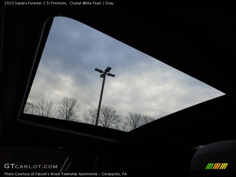Crystal White Pearl / Gray 2020 Subaru Forester 2.5i Premium