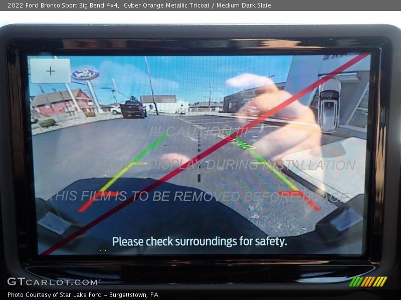 Cyber Orange Metallic Tricoat / Medium Dark Slate 2022 Ford Bronco Sport Big Bend 4x4