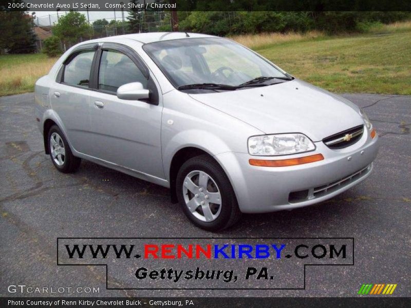 Cosmic Silver / Charcoal 2006 Chevrolet Aveo LS Sedan