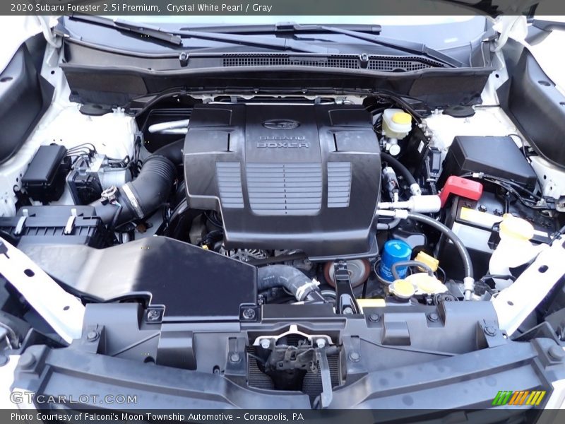 Crystal White Pearl / Gray 2020 Subaru Forester 2.5i Premium
