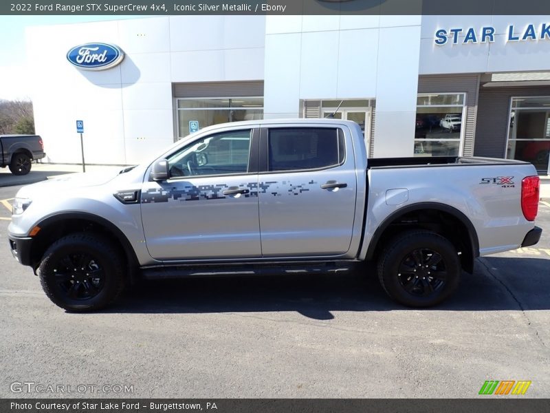 Iconic Silver Metallic / Ebony 2022 Ford Ranger STX SuperCrew 4x4