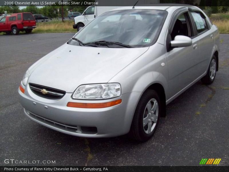 Cosmic Silver / Charcoal 2006 Chevrolet Aveo LS Sedan