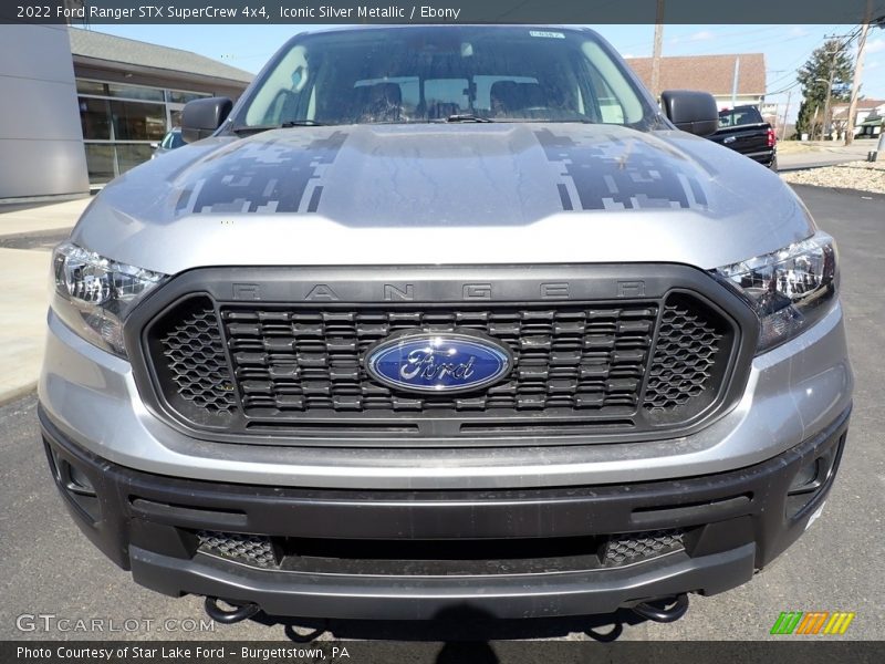 Iconic Silver Metallic / Ebony 2022 Ford Ranger STX SuperCrew 4x4