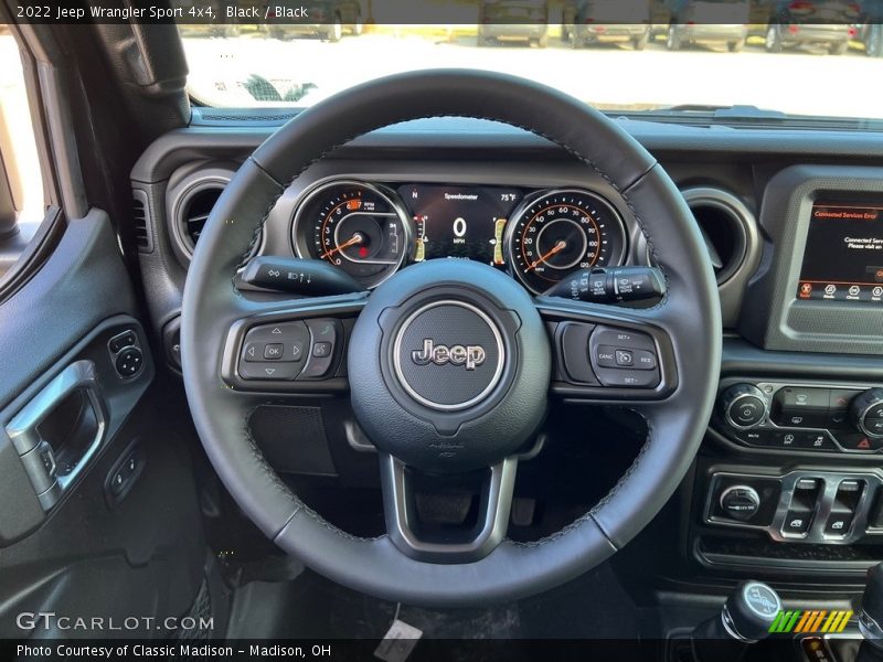 Black / Black 2022 Jeep Wrangler Sport 4x4
