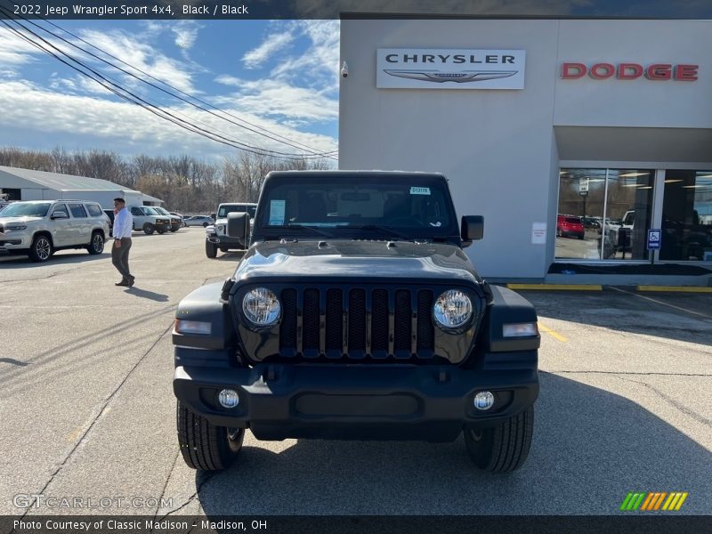 Black / Black 2022 Jeep Wrangler Sport 4x4