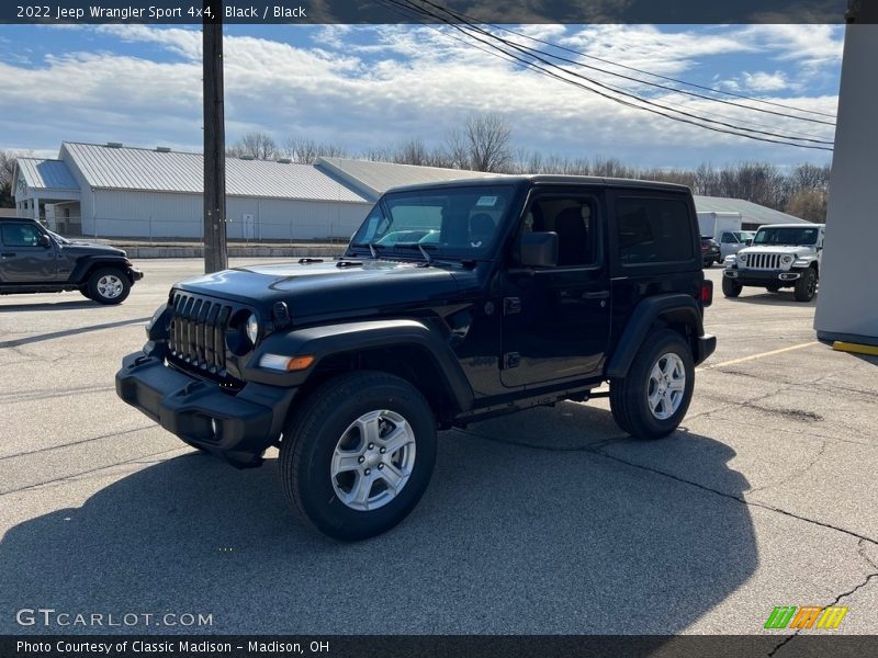 Black / Black 2022 Jeep Wrangler Sport 4x4