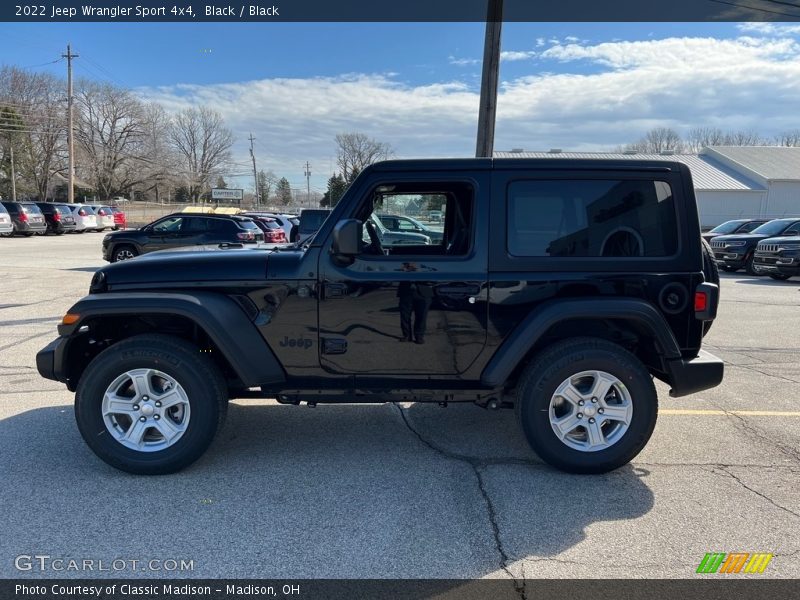 Black / Black 2022 Jeep Wrangler Sport 4x4