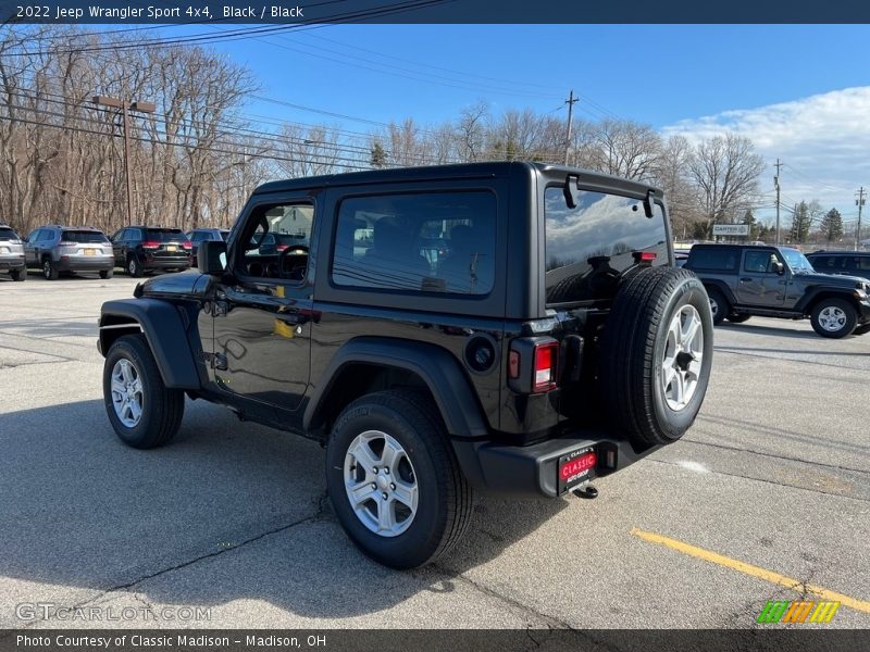 Black / Black 2022 Jeep Wrangler Sport 4x4