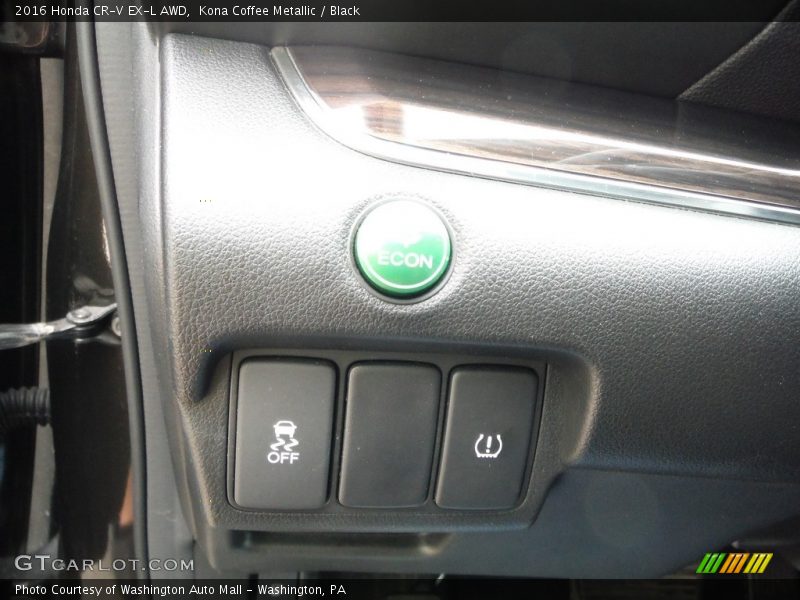 Kona Coffee Metallic / Black 2016 Honda CR-V EX-L AWD
