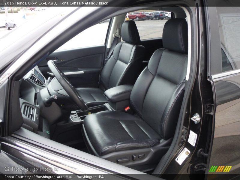 Kona Coffee Metallic / Black 2016 Honda CR-V EX-L AWD