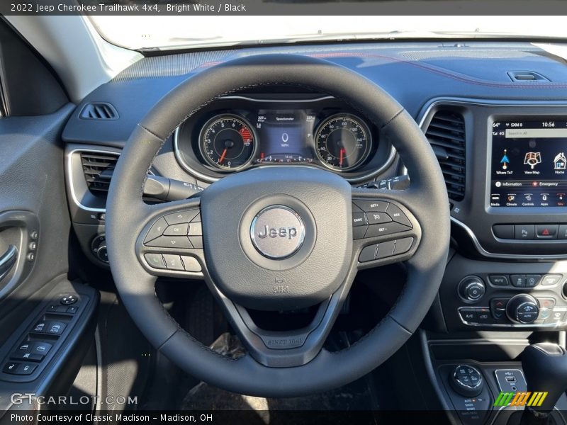 Bright White / Black 2022 Jeep Cherokee Trailhawk 4x4
