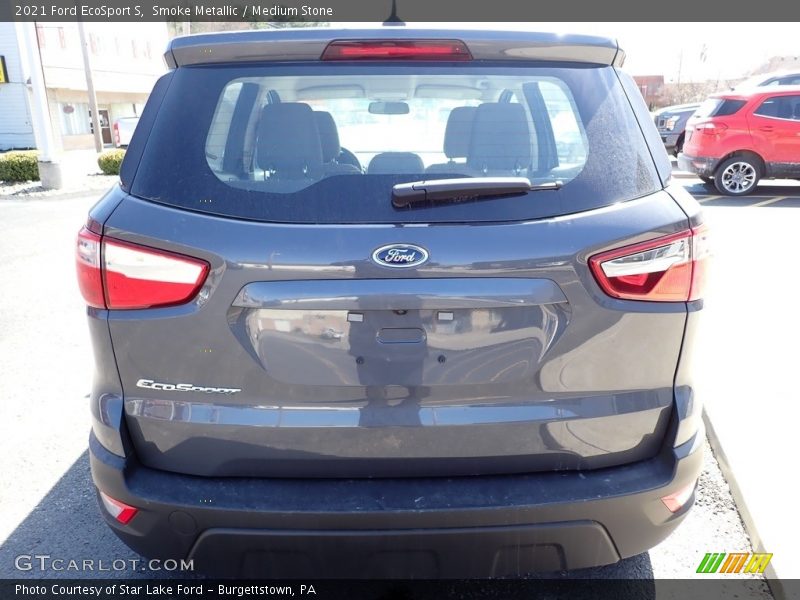 Smoke Metallic / Medium Stone 2021 Ford EcoSport S
