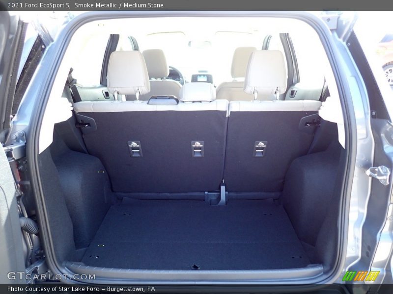 Smoke Metallic / Medium Stone 2021 Ford EcoSport S