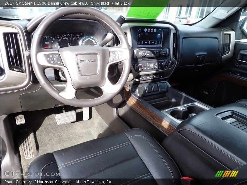 Onyx Black / Jet Black 2017 GMC Sierra 1500 Denali Crew Cab 4WD