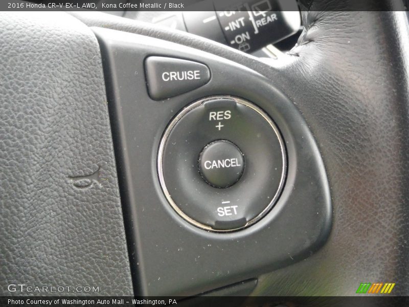 Kona Coffee Metallic / Black 2016 Honda CR-V EX-L AWD