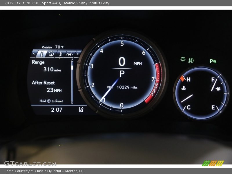 Atomic Silver / Stratus Gray 2019 Lexus RX 350 F Sport AWD