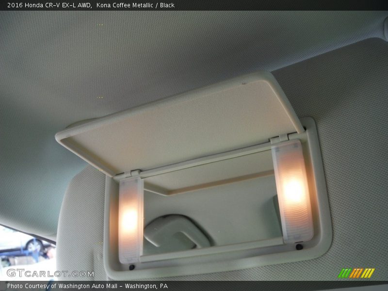 Kona Coffee Metallic / Black 2016 Honda CR-V EX-L AWD