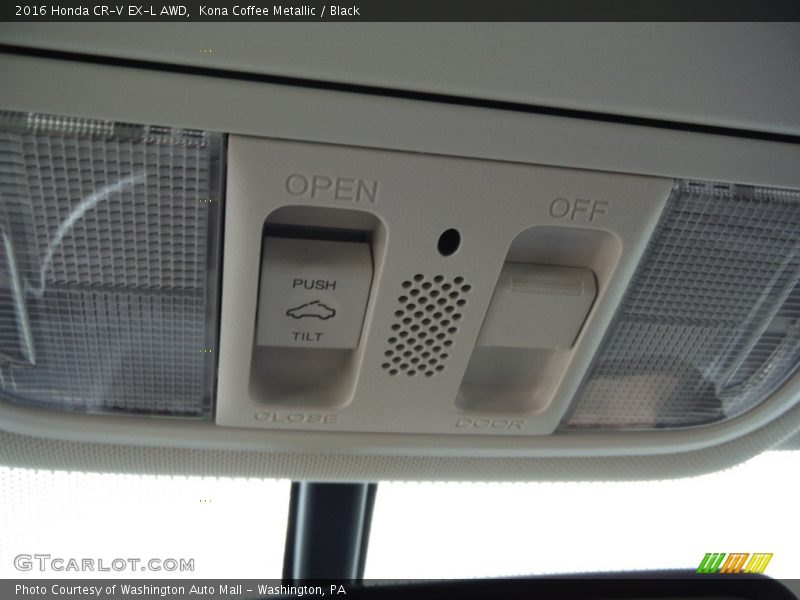 Kona Coffee Metallic / Black 2016 Honda CR-V EX-L AWD