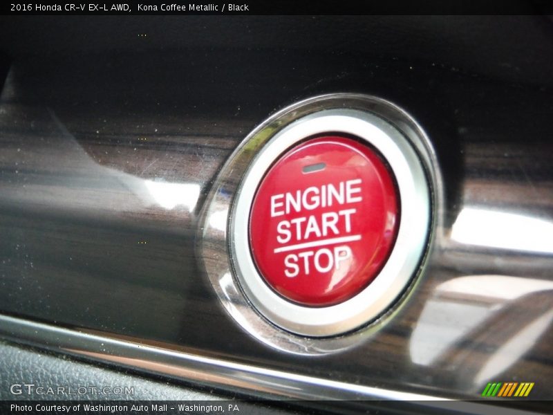 Kona Coffee Metallic / Black 2016 Honda CR-V EX-L AWD