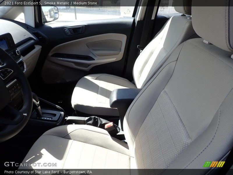 Smoke Metallic / Medium Stone 2021 Ford EcoSport S
