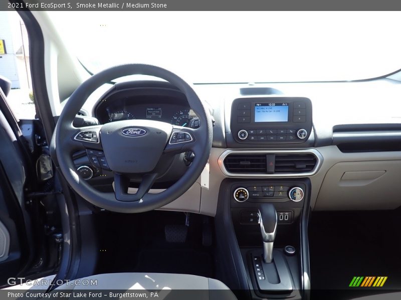 Smoke Metallic / Medium Stone 2021 Ford EcoSport S