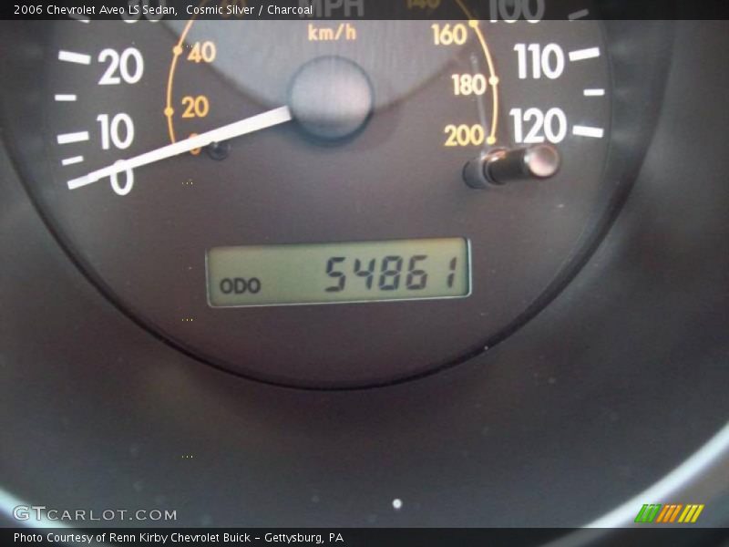 Cosmic Silver / Charcoal 2006 Chevrolet Aveo LS Sedan