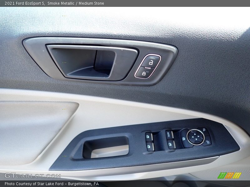 Smoke Metallic / Medium Stone 2021 Ford EcoSport S