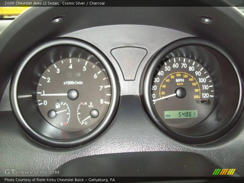 Cosmic Silver / Charcoal 2006 Chevrolet Aveo LS Sedan